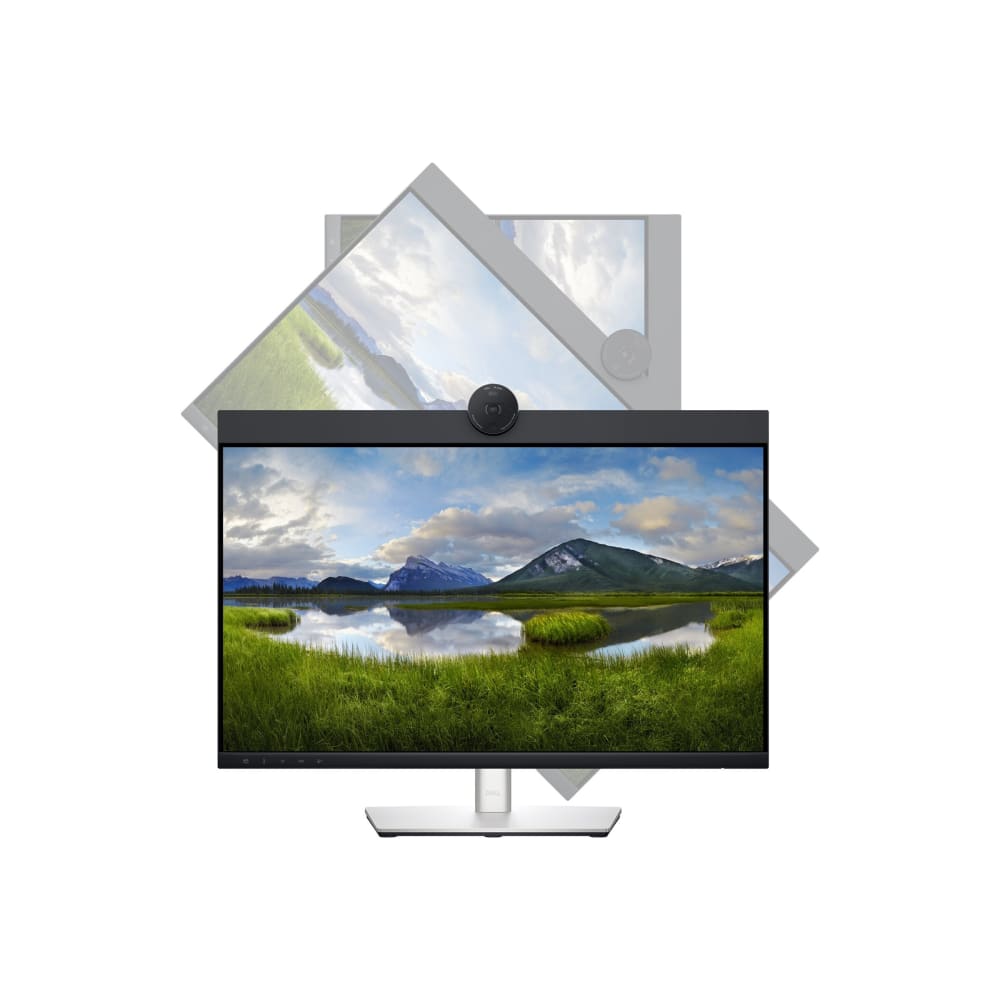 Monitor Dell 23.8" 1920x1080 para Video Conferencia incluye Camara Web Parlante y Microfono Puertos 1xDP v1.2 1xHDMI v1.4 1xR