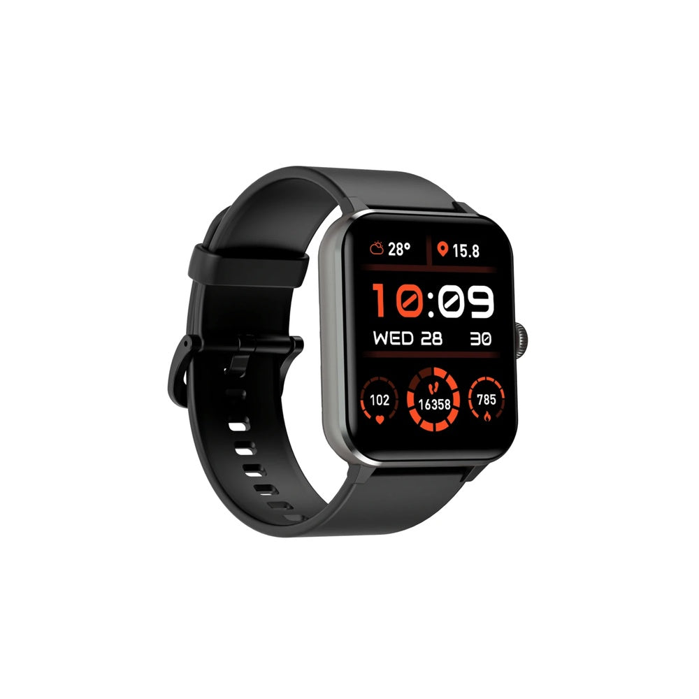 Reloj Smartwatch Blackview Pantalla 1.85" HD Llamada Bluetooth y Asistente de Voz Bateria 350mAh IP66 color Negro R50-BK