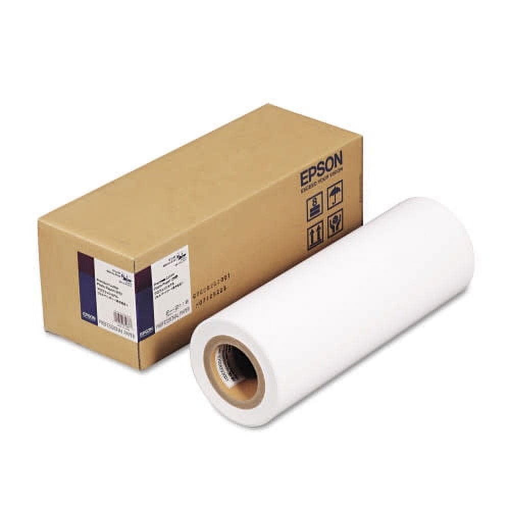 Rollo de Papel Fotografico Epson Brillante de 24" x 100' color Blanco S041638