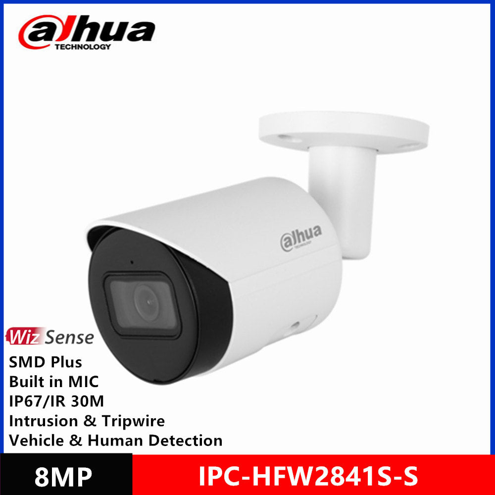 Camara Dahua IP Bala 8MP Motorizada Metalica con Audio Micro SD 256GB IR 60 metros DH-IPC-HFW2841TP-ZS-27135