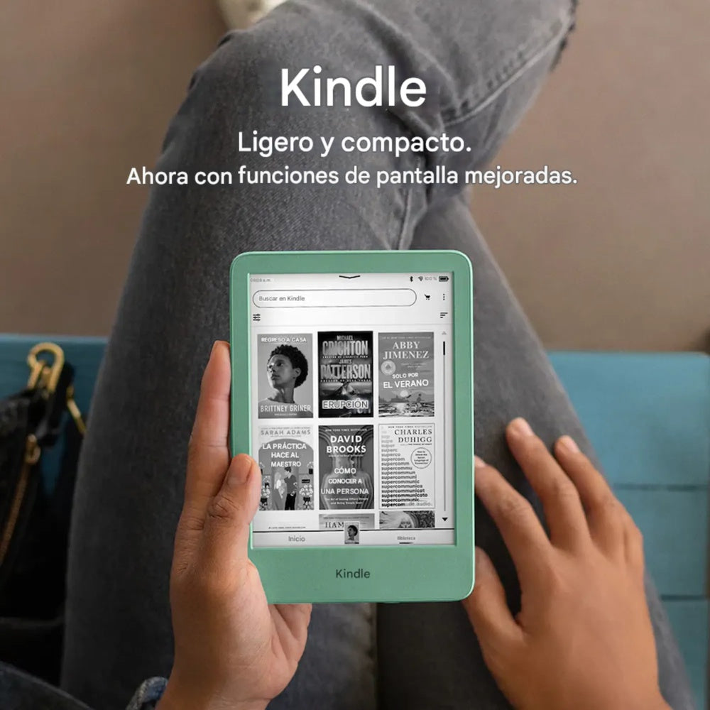 Tablet Amazon Kindle 11va Gen 2024 16GB Pantalla 6" 300ppp Luz Frontal Integrada WiFi 2.4 5GHz color Matcha B0CNVCQZG1