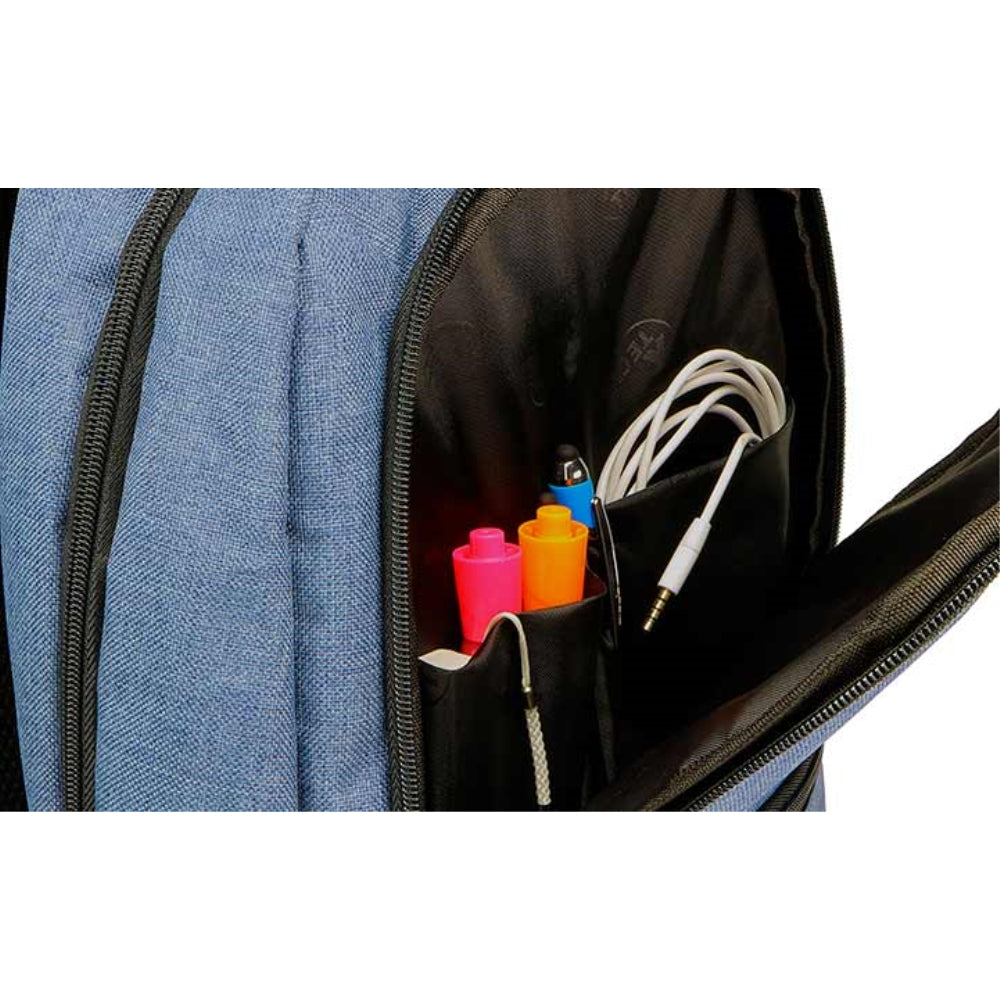 Mochila Xtech para Laptop hasta 15.6" Soporta 10Kg color Azul XTB-212