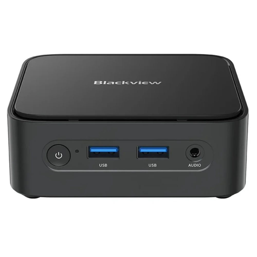 Mini PC Blackview AMD Ryzen 3500U 3.7GHz RAM 16GB Disco 512GB Video 4K WiFi Dual BTv4.2 Windows 11Pro Negro MP50-BLACK
