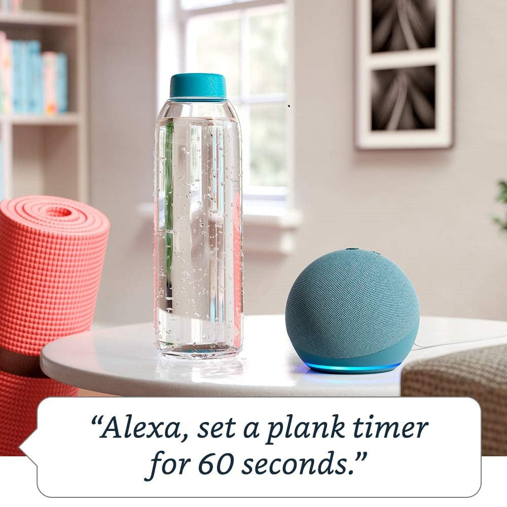 Parlante Amazon Alexa Echo Dot 5ta Generacion Controla Tu Hogar WiFi Doble Banda Boton Silencio color Azul C2N6L4-BL