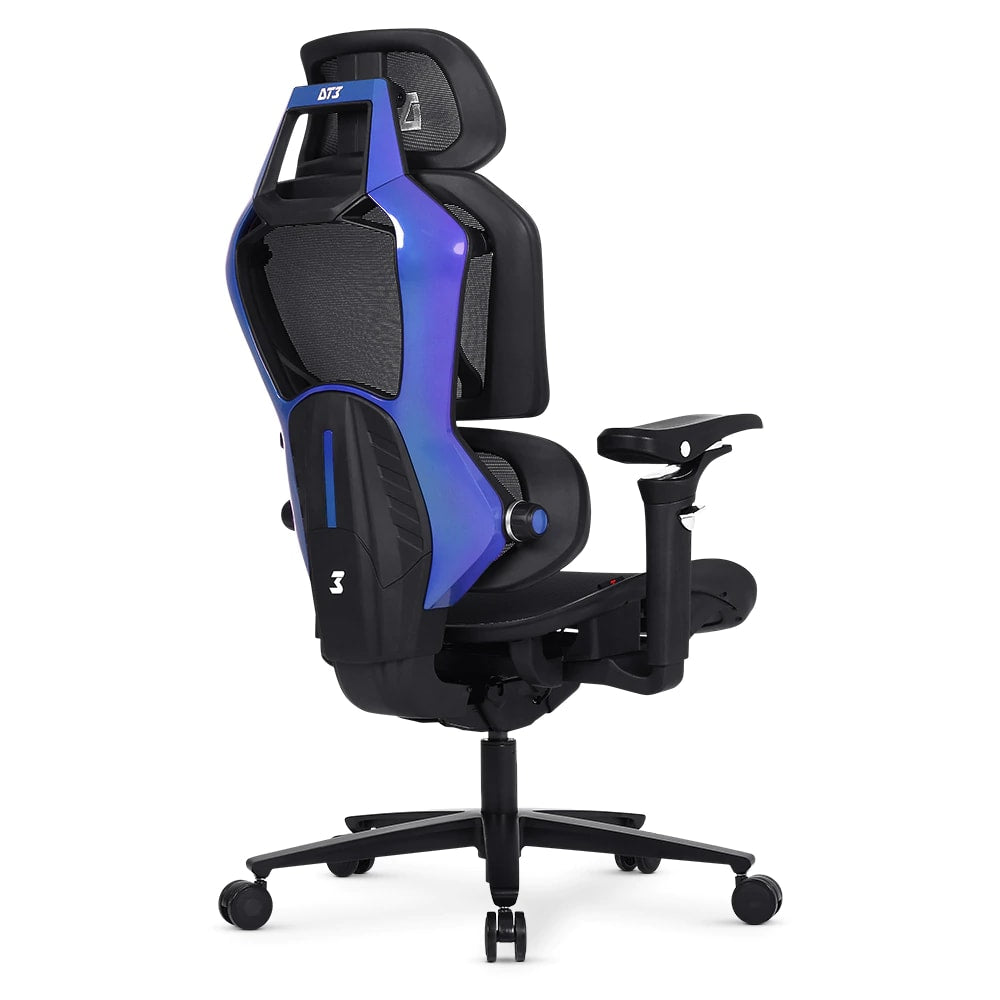 Silla de Oficina DT3 Ergonomica Chrono con Revestimiento Malla DT3 Vintex-C, Reposa Cabezas con Ajuste de Altura y Rotacion, 