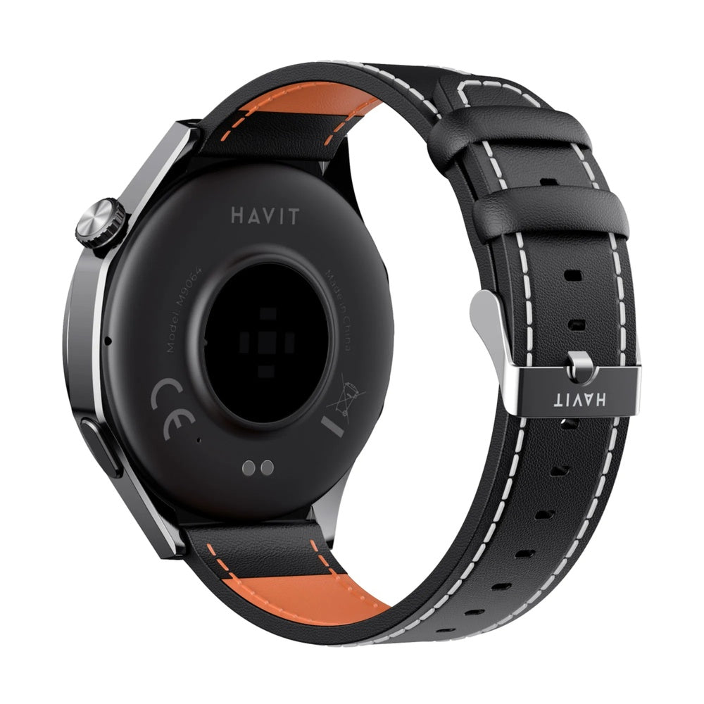 Reloj Smartwatch Havit Premium Classic Pantalla 1.46" TFT HD Cuerpo Metalico Aleacion de Zinc Llamadas IP68 M9064-BK