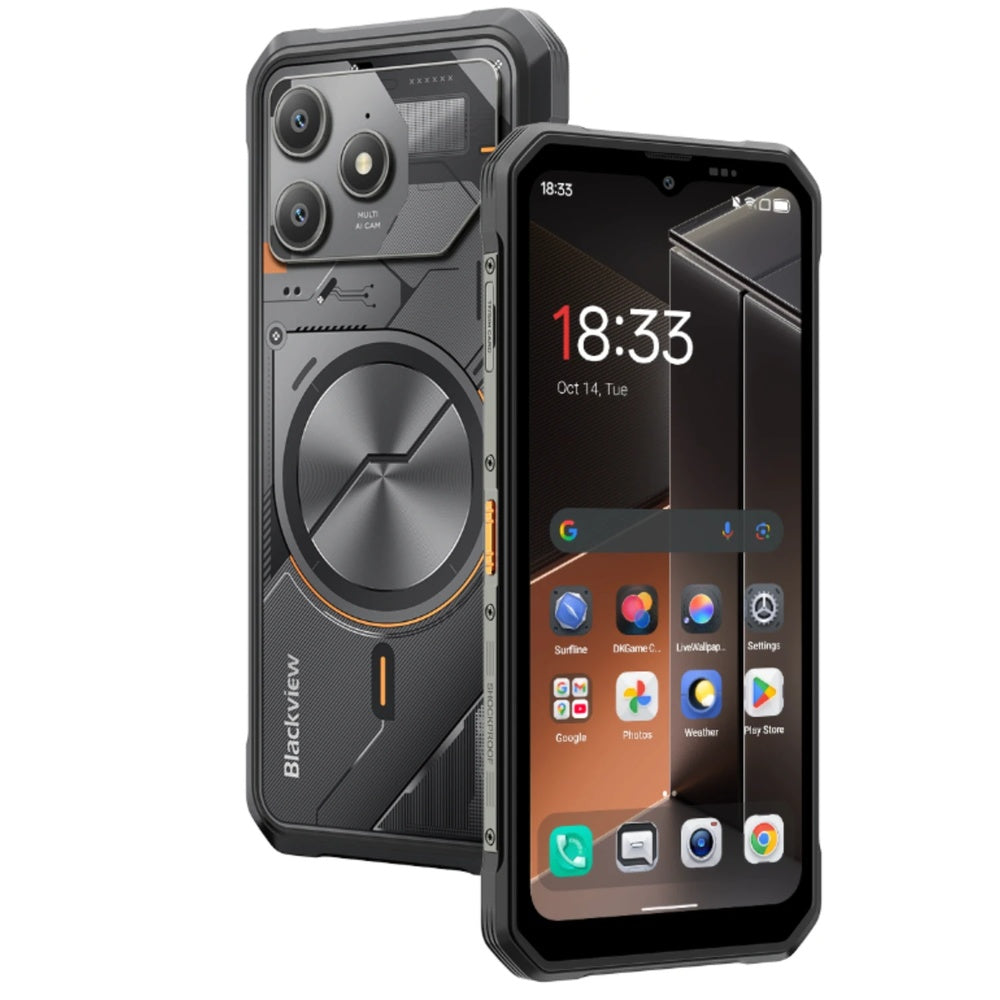 Celular Blackview FORT 100 Pantalla 6.56" HD+ IPS 90Hz 8GB+128GB 5000mAh WiFi NFC LTE BTv5 Android 16 IP68 FORT 100-BK