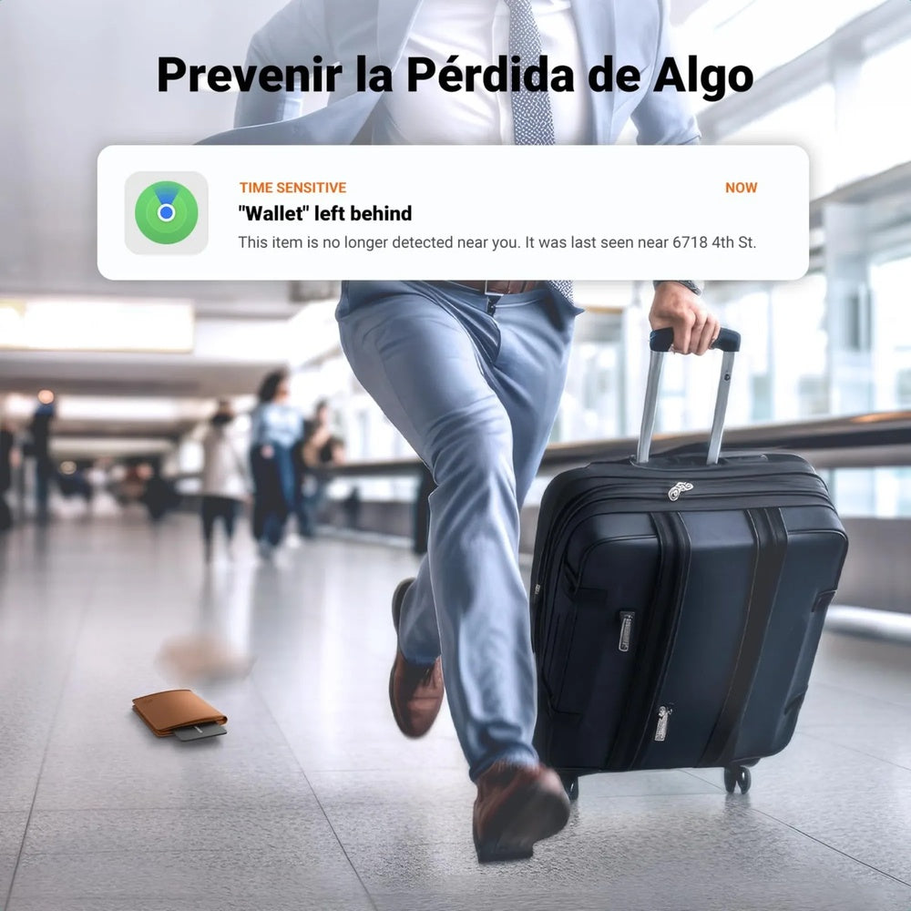 Buscador Localizador Ugreen Fine Track iOS Certificacion Apple FindMy Ultra Fino 1.7mm Alarma Potente 80dB IP68 45298