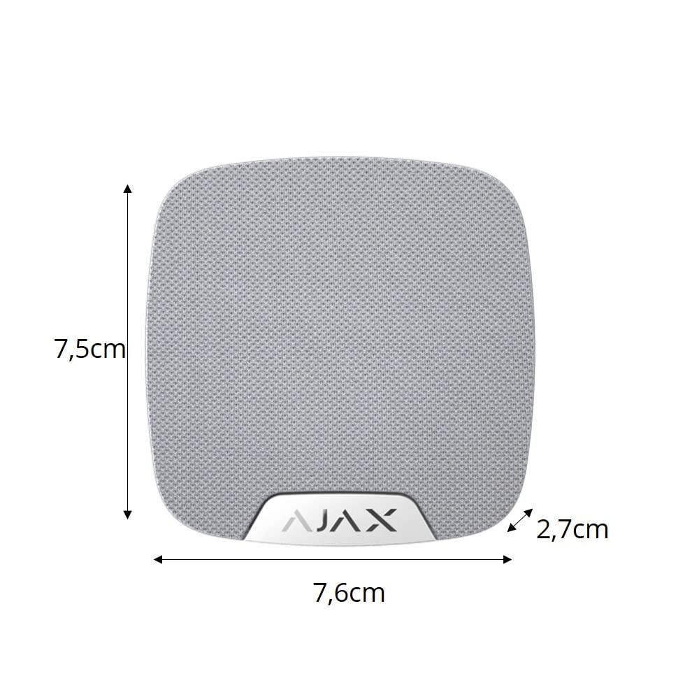 Sirena Inalambrica Ajax para Interior con Sonido Ajustable hasta 105dB HOME SIREN