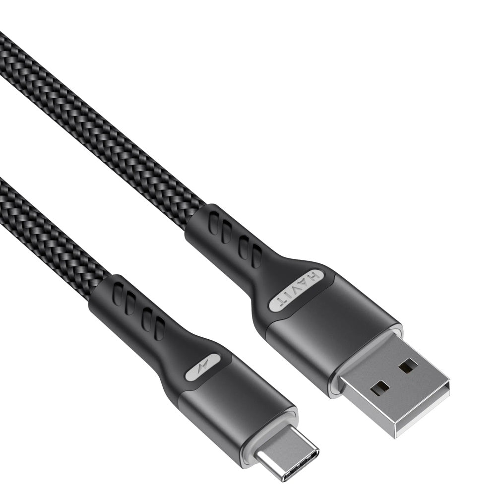 Cable de Carga Havit USB-A a USB-C 3Amp Longitud 1mt Transferencia Datos+Carga CB6217-BK