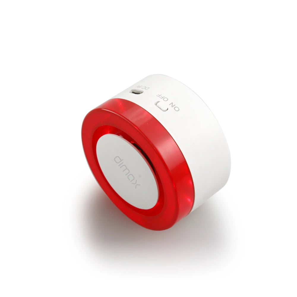 Kit de Alarma Smart Dimax WiFi Incluye Hub Sirena Contacto Magnetico Sensor de Mov. Control Remoto APP Celular R323