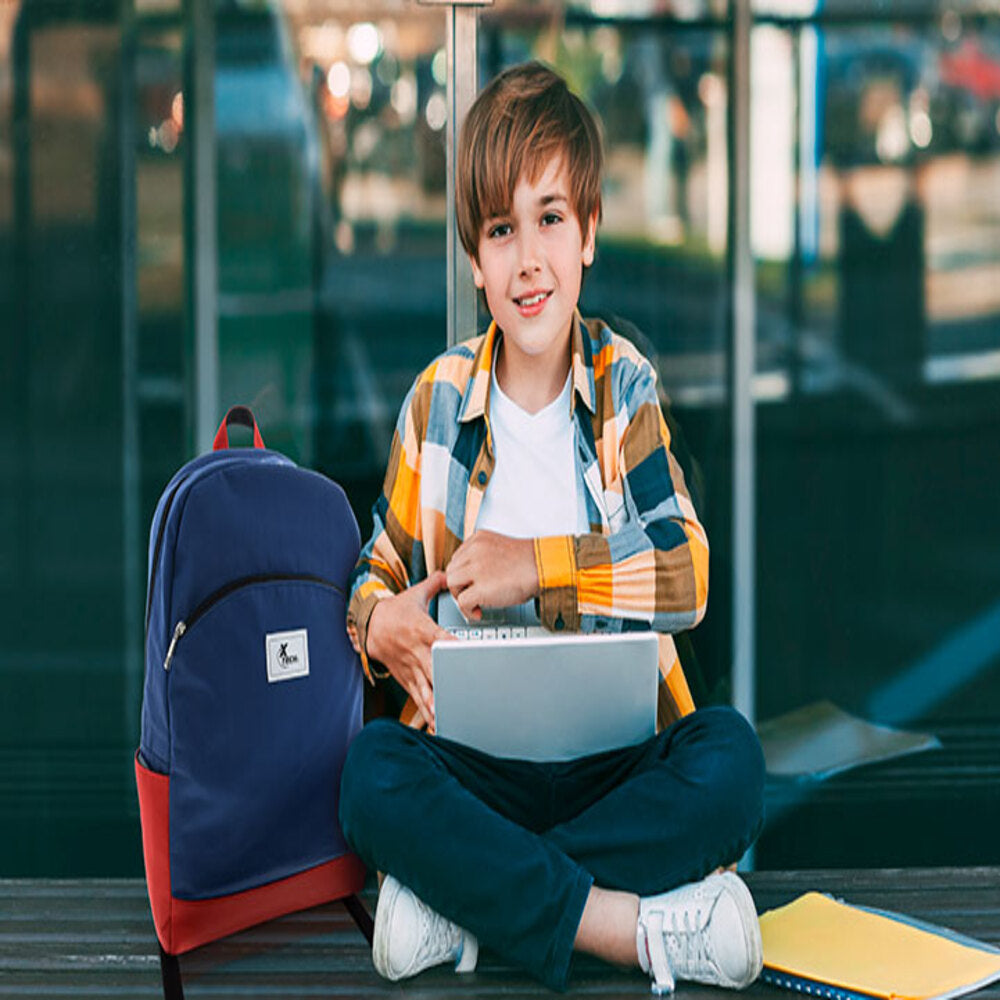 Mochila Xtech para Laptop hasta 15.4" Soporta 12Kg colo Azul XTB-500