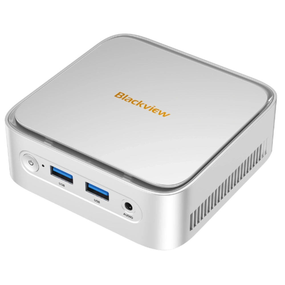 Mini PC Blackview AMD Ryzen 3500U 3.7GHz RAM 16GB Disco 512GB Video 4K WiFi Dual BTv4.2 Windows 11Pro Gris MP50-SILVER