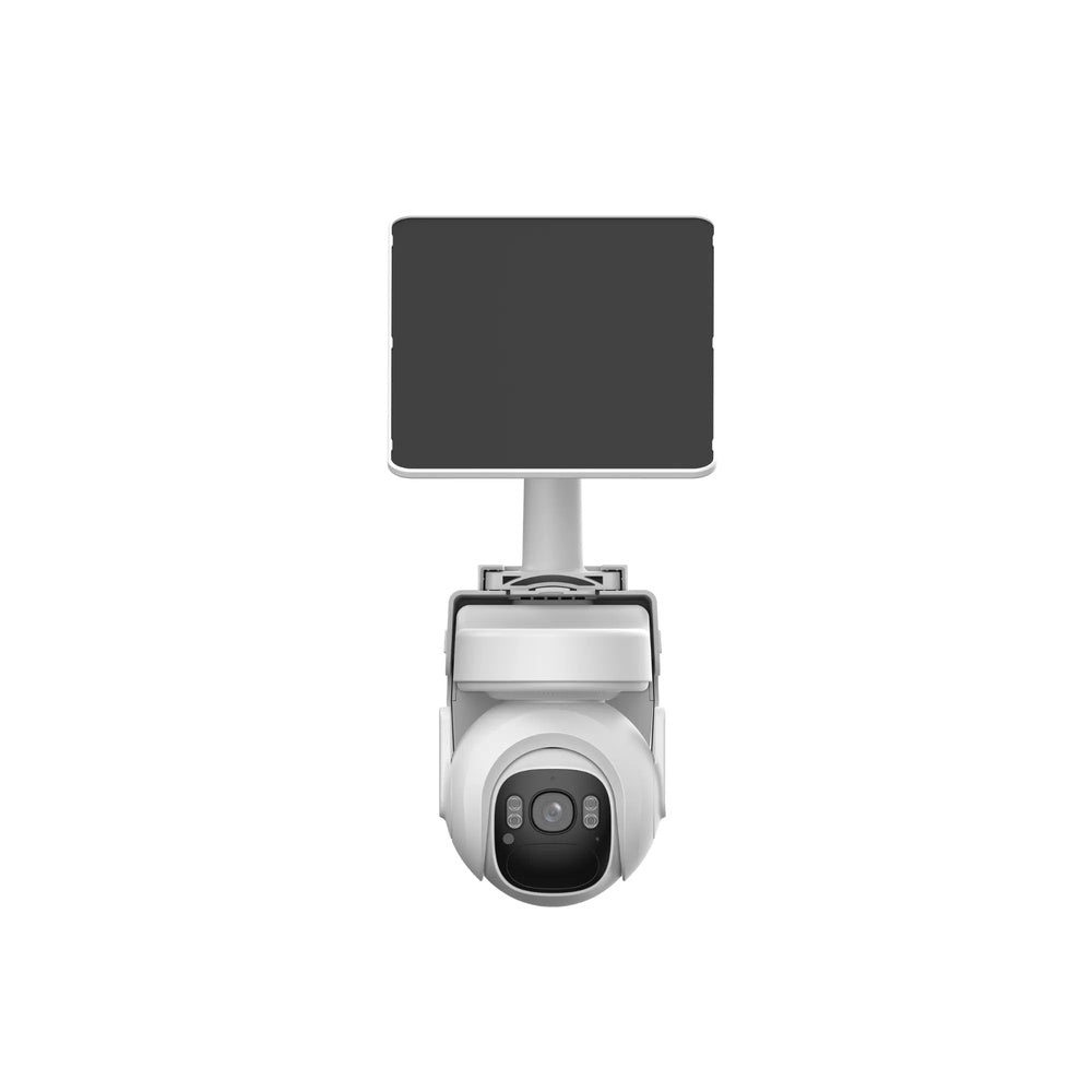Kit IP Dahua PT 4MP con Panel Solar 4G Plastico Audio 2 Vias Sonido y Luz de Alarma 1xRJ45 IP66 DH-KIT-IPC-PT2449DB1P-4G