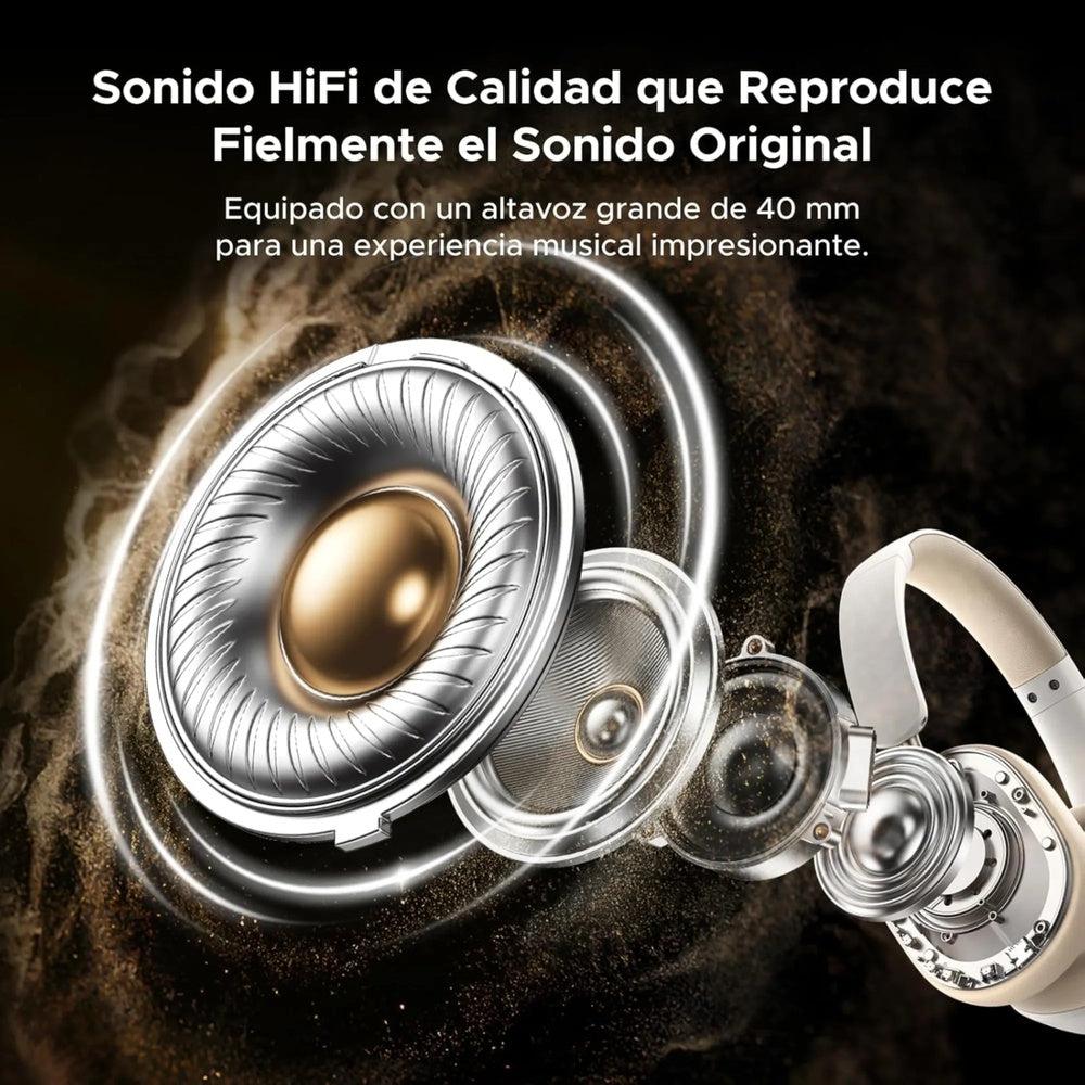 Audifonos Ugreen Hitune Max 5C Cancelacion de Ruido Activa Hibrida Audio Hi-Res Sonido Espacial BT v5.4 35758