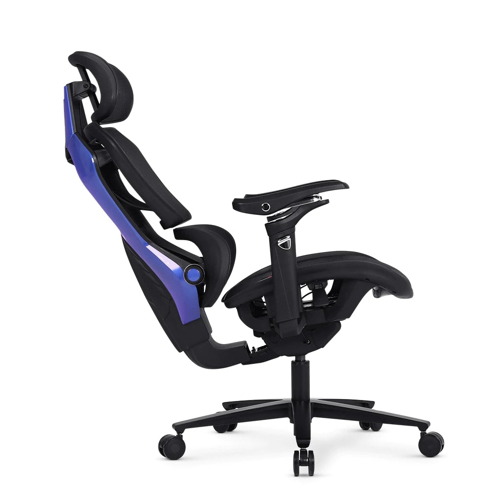 Silla de Oficina DT3 Ergonomica Chrono con Revestimiento Malla DT3 Vintex-C, Reposa Cabezas con Ajuste de Altura y Rotacion, 