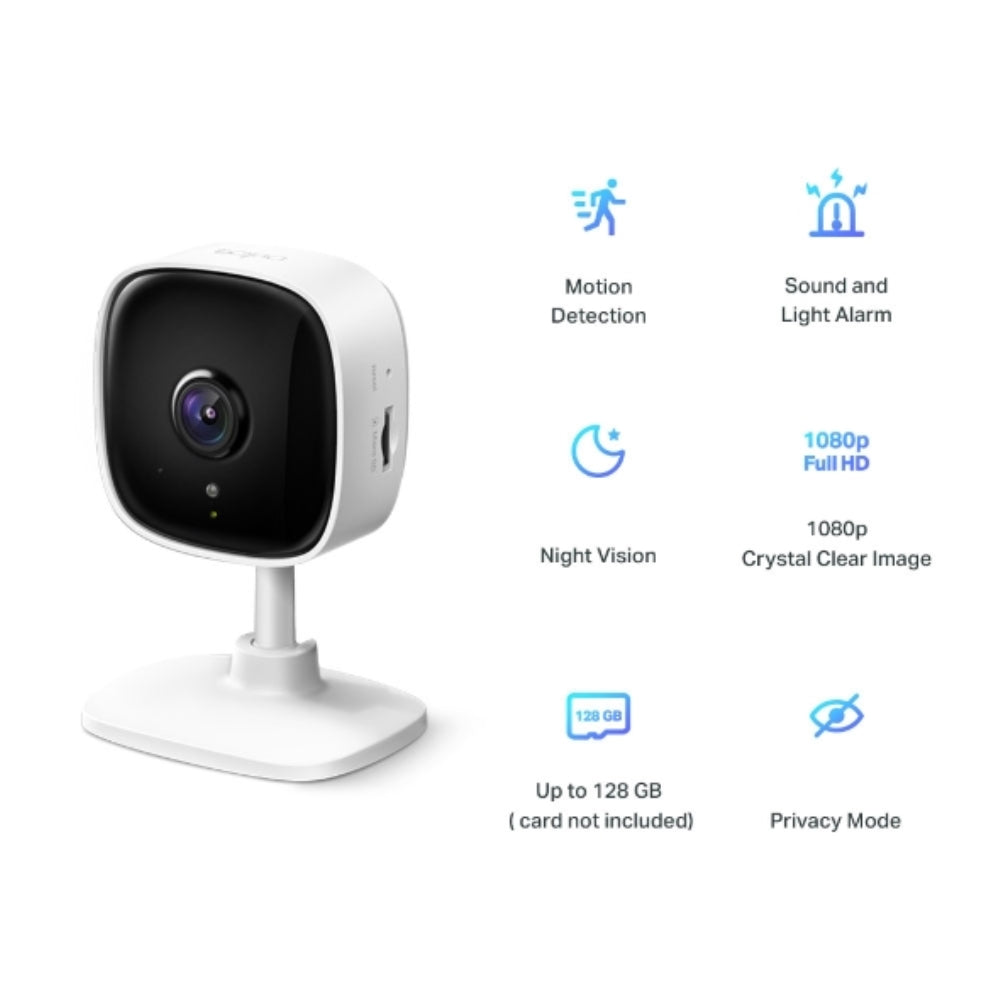 Camara Tapo Full HD WiFi microSD Sensor Movimiento Audio 2 vias Tapo C100 TAPO C100