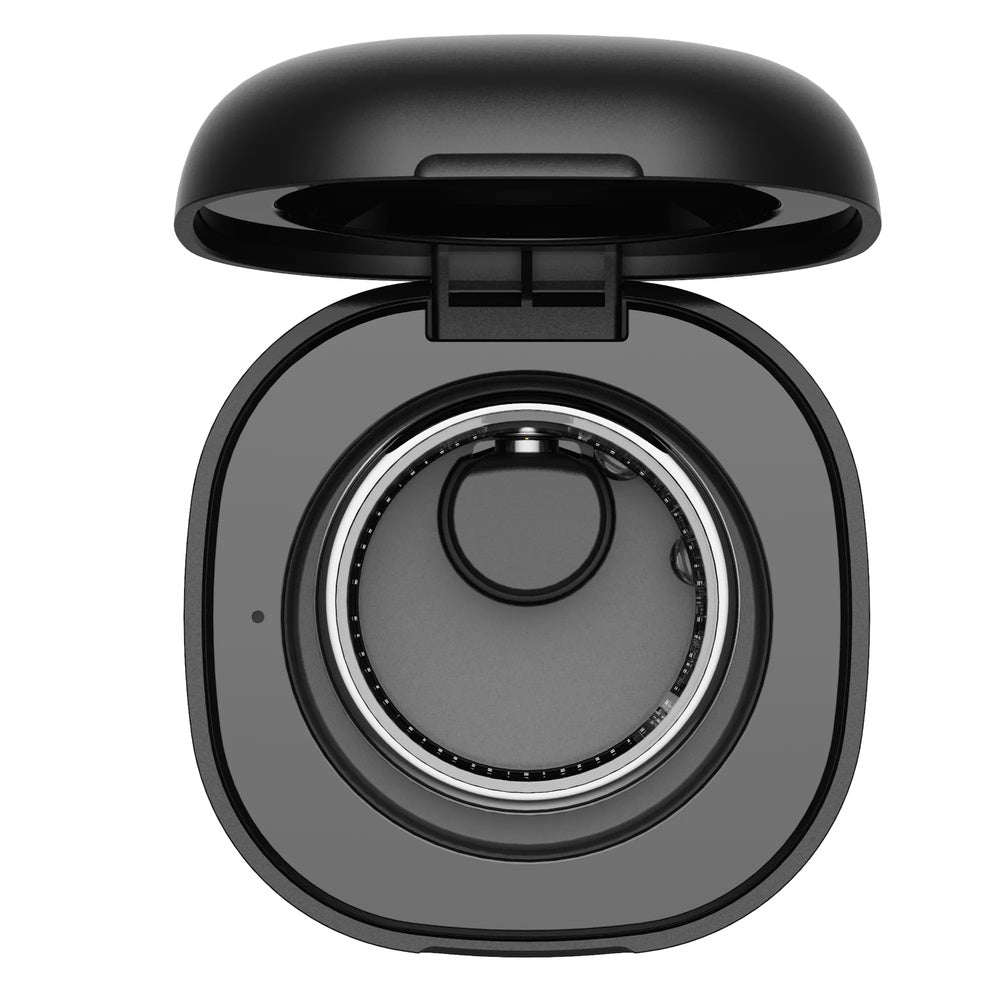 Anillo Inteligente Havit Tamaño #12 Diametro Monitorea Salud Resistencia 5ATM Estuche carga 13 veces Gris M7083-12-SILVER