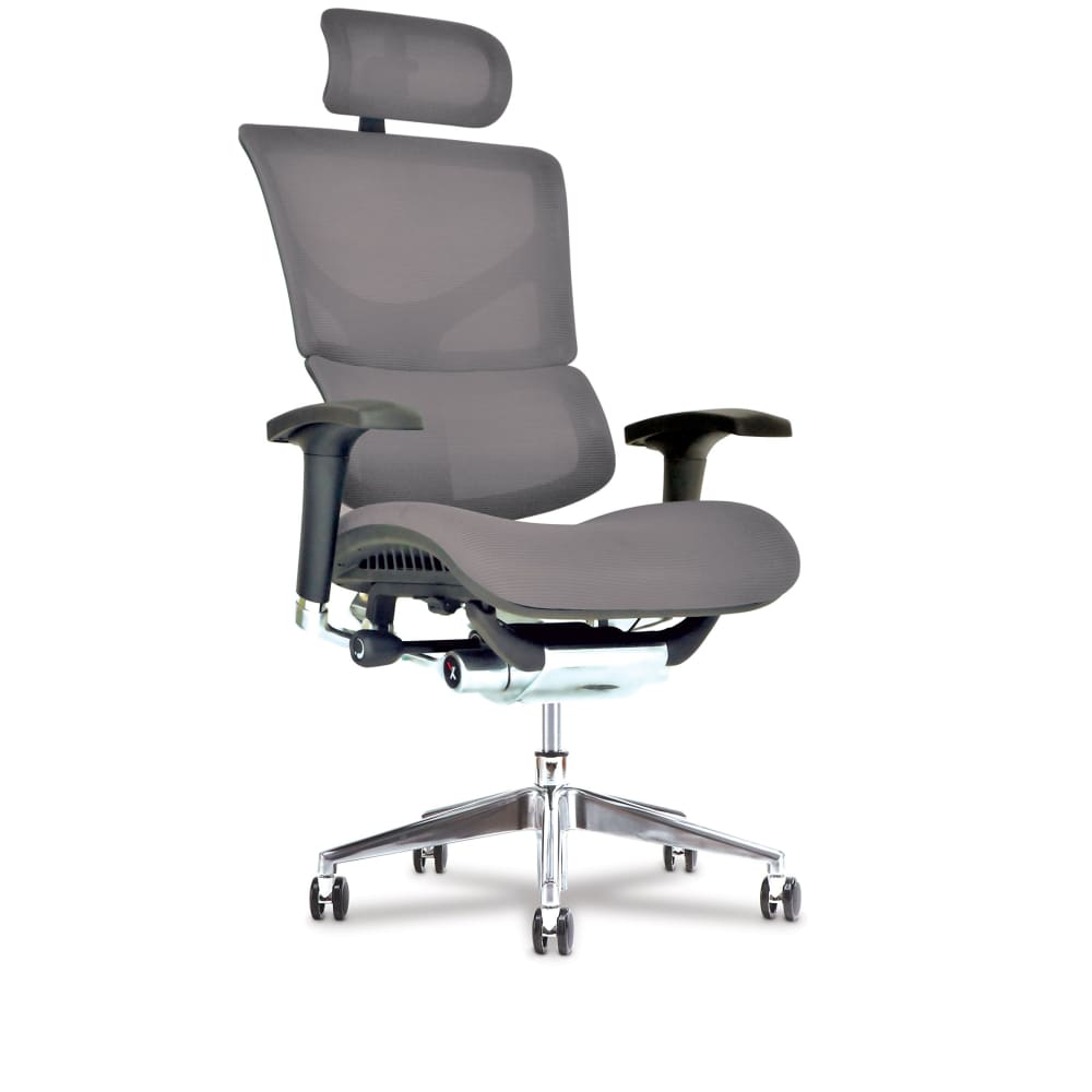 Silla de Oficina DT3 Transpirable con Forro Vidartex Mesh, Soporte Lumbar, Reposa Cabezas 2D, Brazo 1D con Ajuste de Altura, 