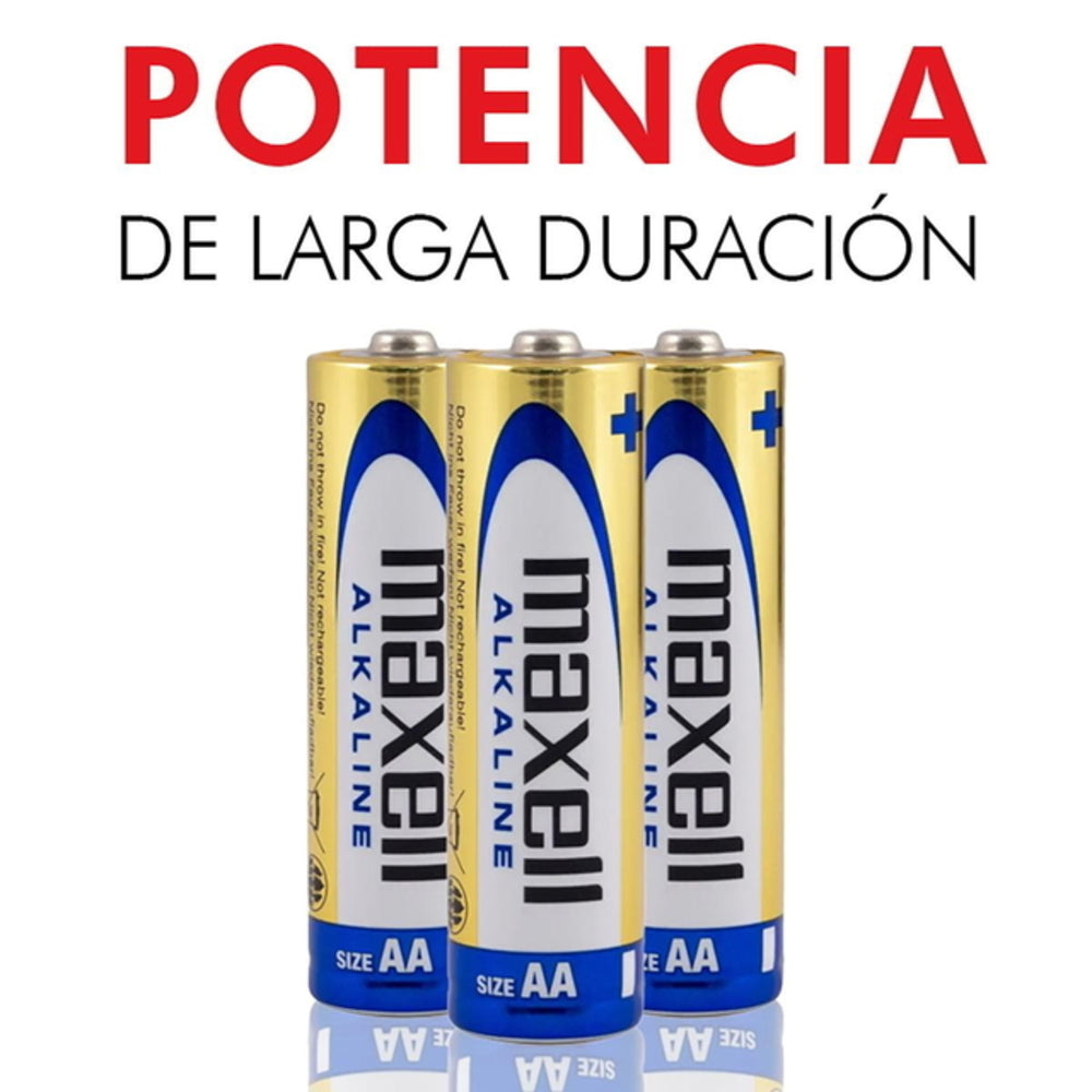 Pack de 4 Pilas Maxell AA Alcalina 723465