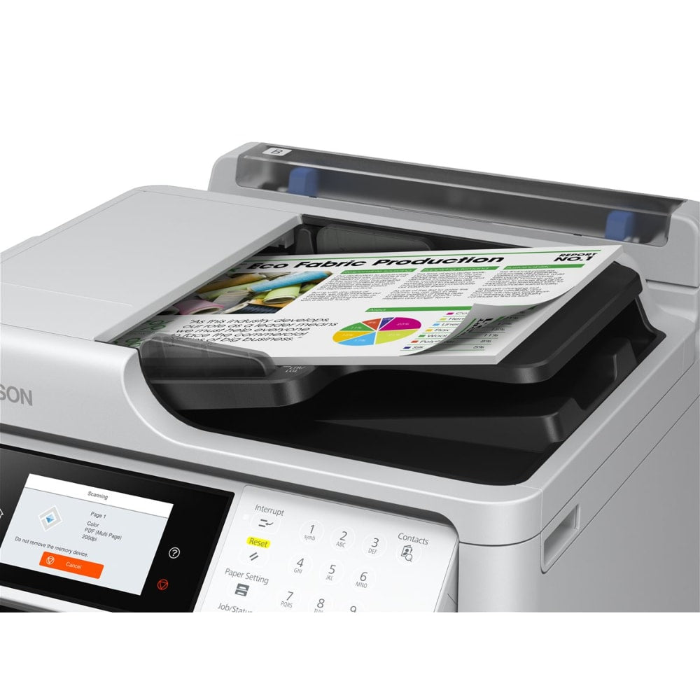 Impresora Epson Multifuncional WorkForce WF-C5810 Impresora Escaner Copiadora Fax Duplex Conectividad USB WiFi y Ethernet C11