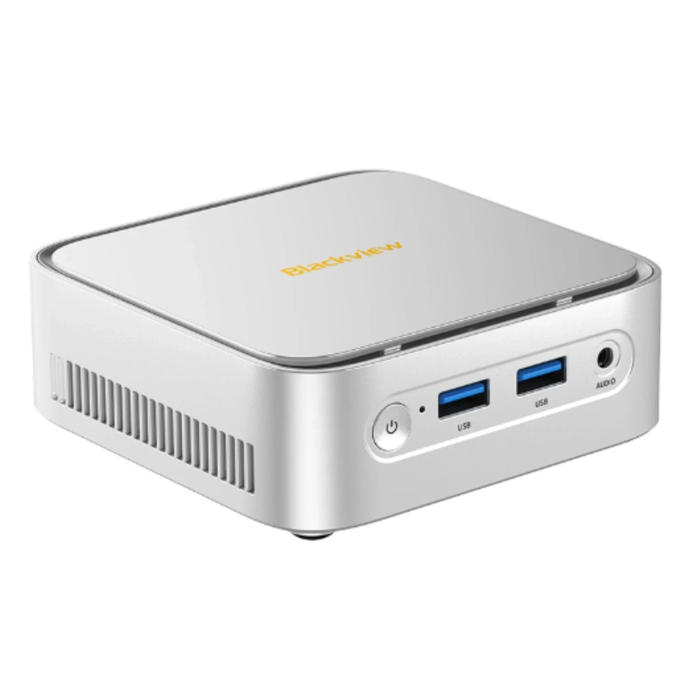 Mini PC Blackview AMD Ryzen 3500U 3.7GHz RAM 16GB Disco 512GB Video 4K WiFi Dual BTv4.2 Windows 11Pro Gris MP50-SILVER