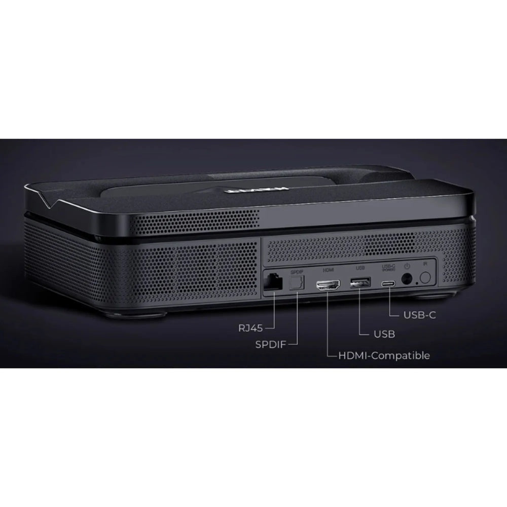 Proyector Havit FullHD 1080P hasta 100" 600 ANSI Lumens Android 11 Google TV Bateria Interna Uso Portatil PJ600Plus-BK
