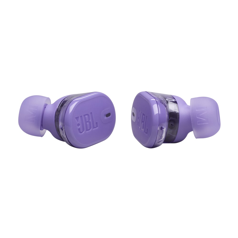 Audifonos JBL Tune Buds2 Ghost Pure Bass Sonido Espacial AND 6 Microfonos para Llamada Bateria hasta 12 horas IP54 color Mora