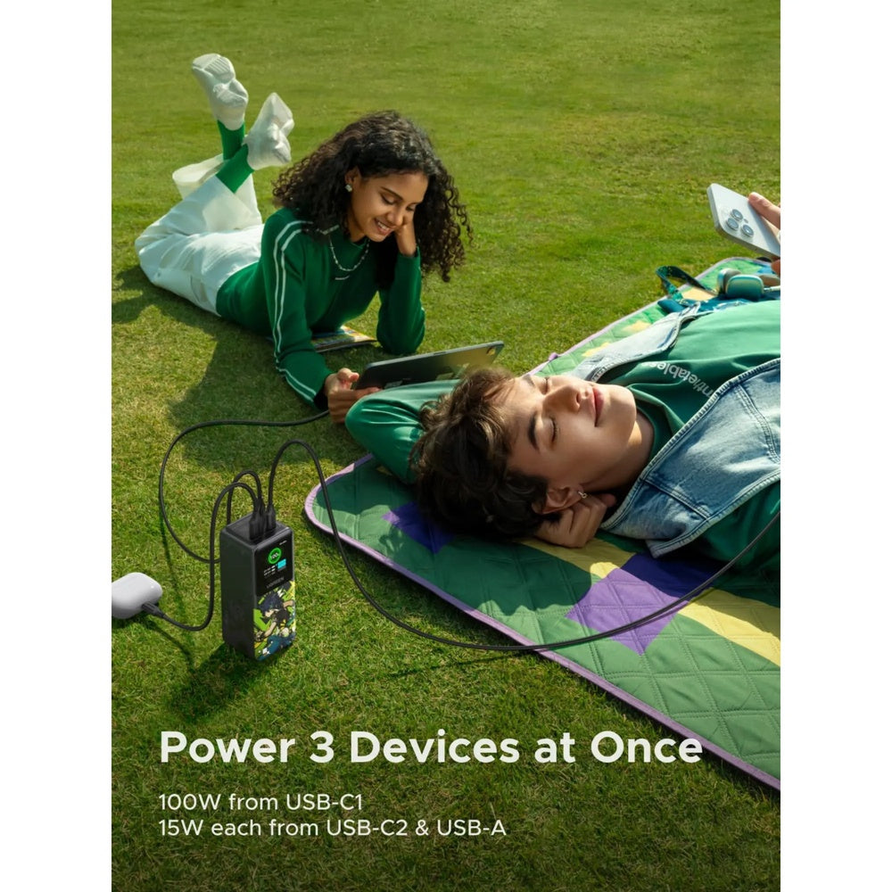 Power Bank Ugreen Nexode 20.000mAh Genshin Impact Carga Ultrarapida 100W Pantalla TFT Inteligente 35524GI