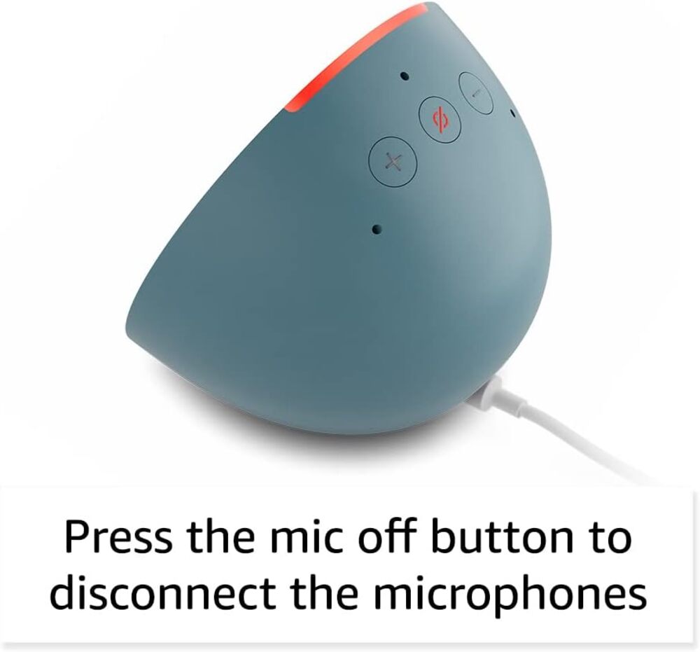 Parlante Amazon Alexa Echo Pop 1ra Gen Sonido HiFi Doble Banda 2.4 y 5.0GHz Bluetooth color Verde C2H4R9-V