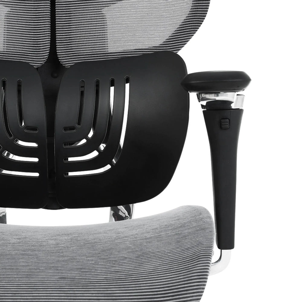 Silla de Oficina DT3 Ergonomica Reposo Lumbar Malla Transpirable Estructura de Aluminio y Nylon Reclinable 135° 14346-8