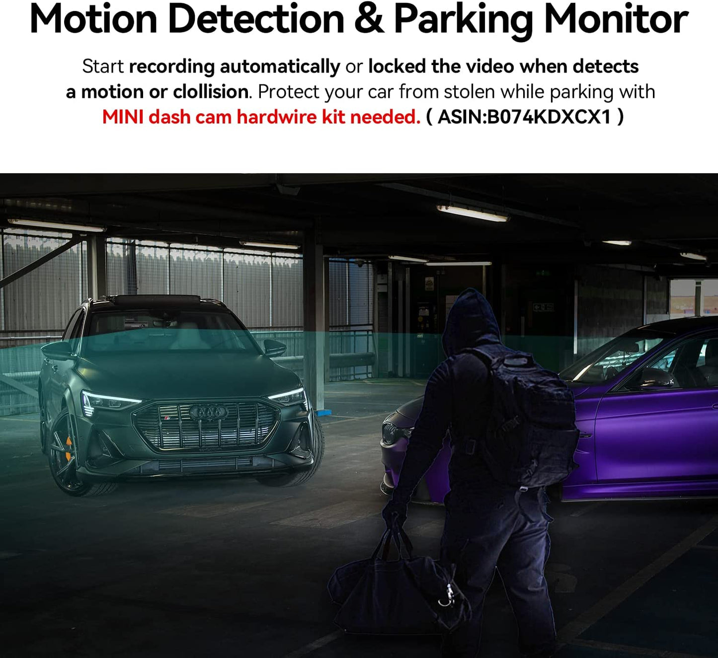 Camara Vehicular DDPAI Frontal Full HD 1080P Angulo Vision 140 grados Mini