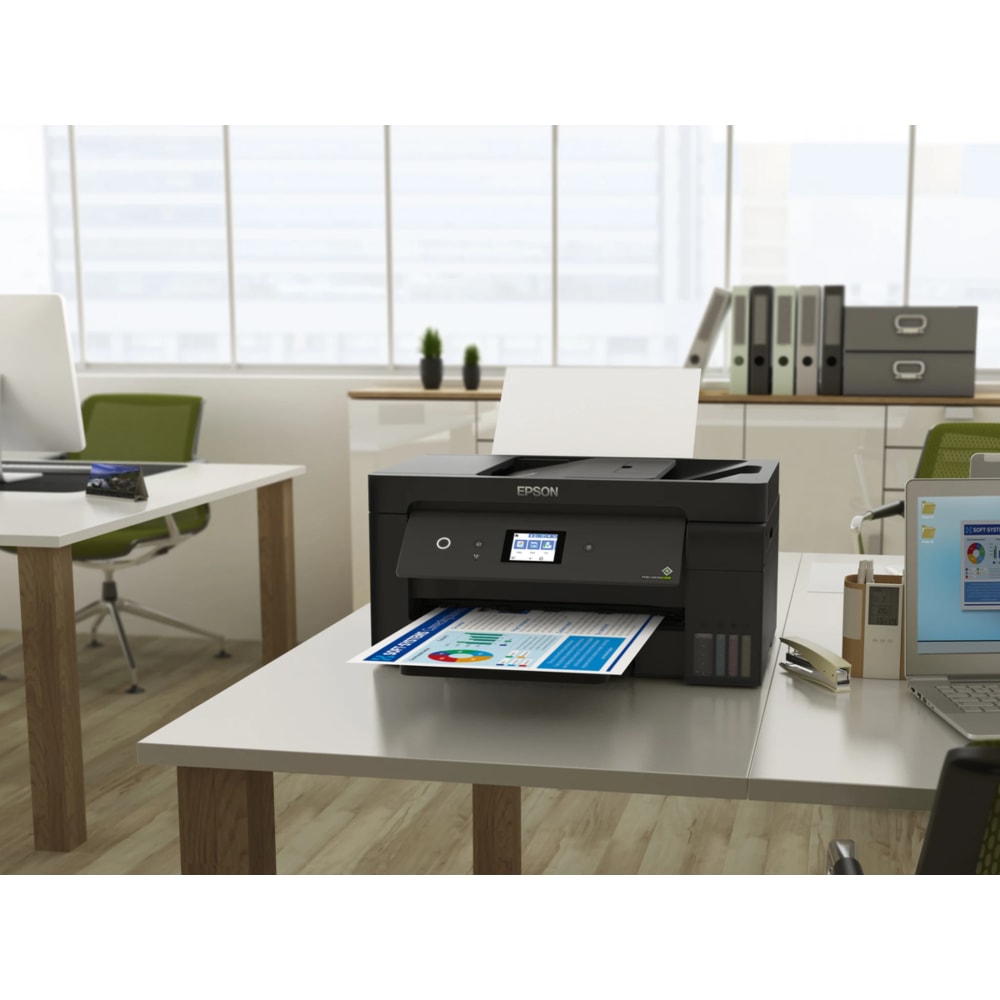 Impresora Epson Multifuncional L14150 Impresora Escaner Fax Copiadora con Sistema de Titna Continuo Original Conectividad Con