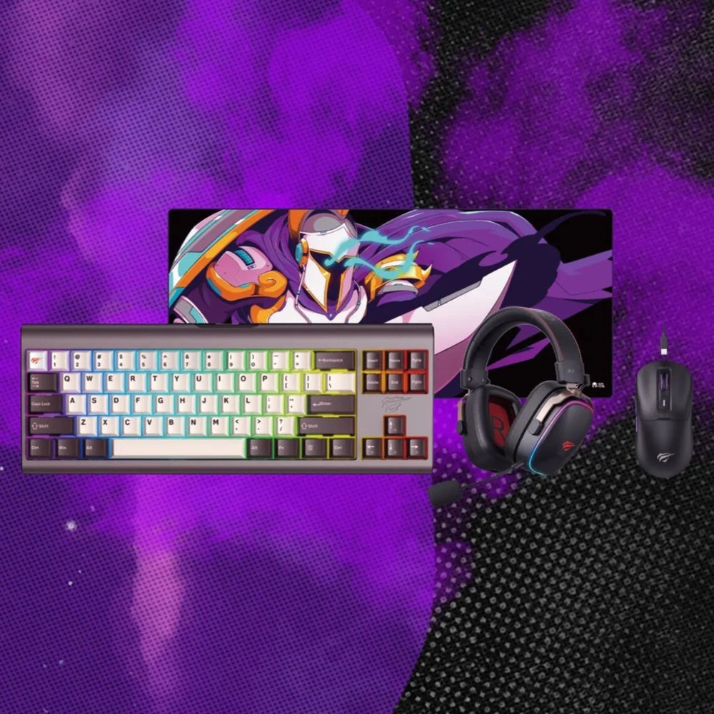 Mousepad Havit Superficie Texturizada con Base Antideslizante para FPS MOBA o RTS 70x30cm MP862 x VKS
