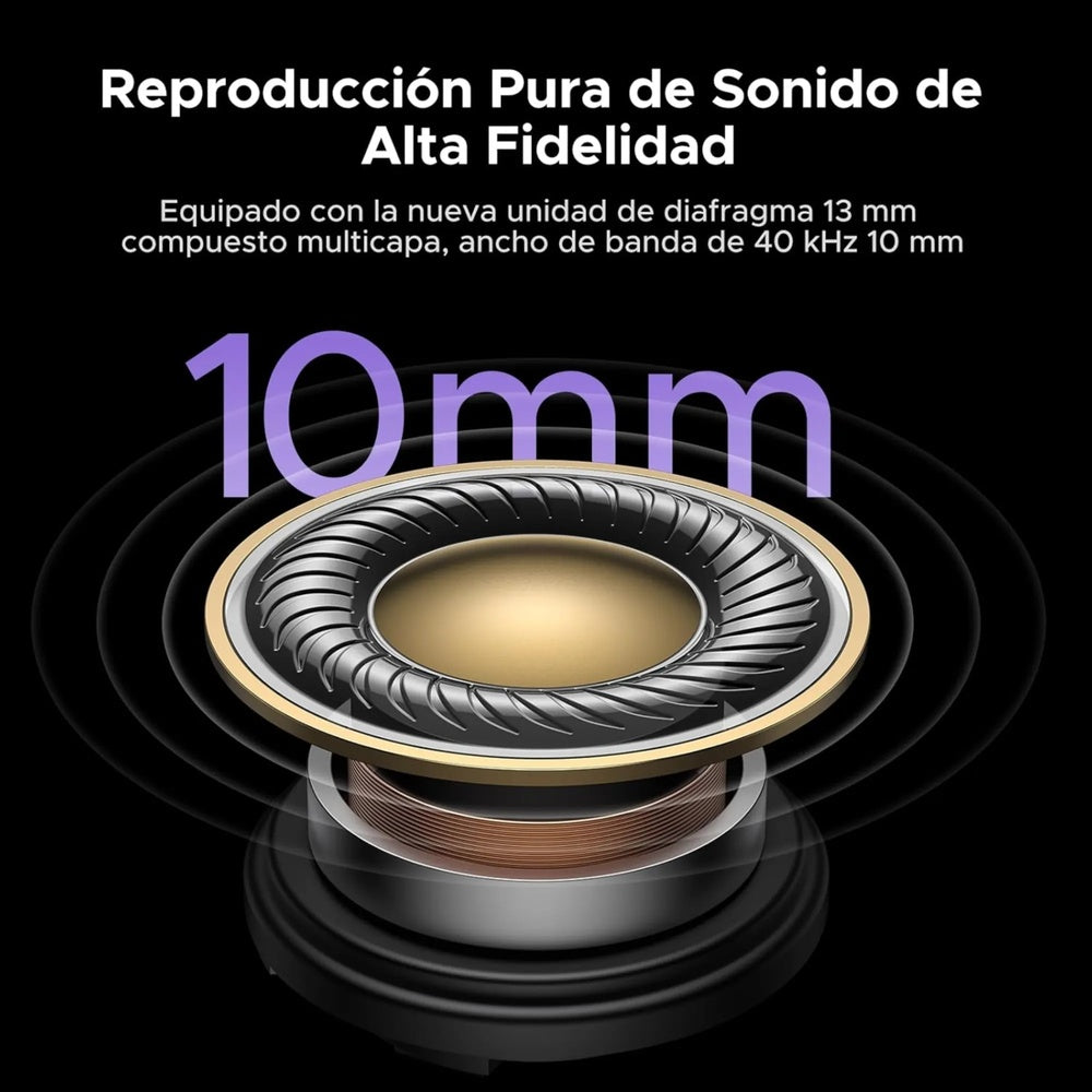 Auriculares Ugreen Echobuds Magic Pantalla Tactil Sonido Hi-Res con LDAC ANC con IA Audio Espacial Bateria 6h 55137
