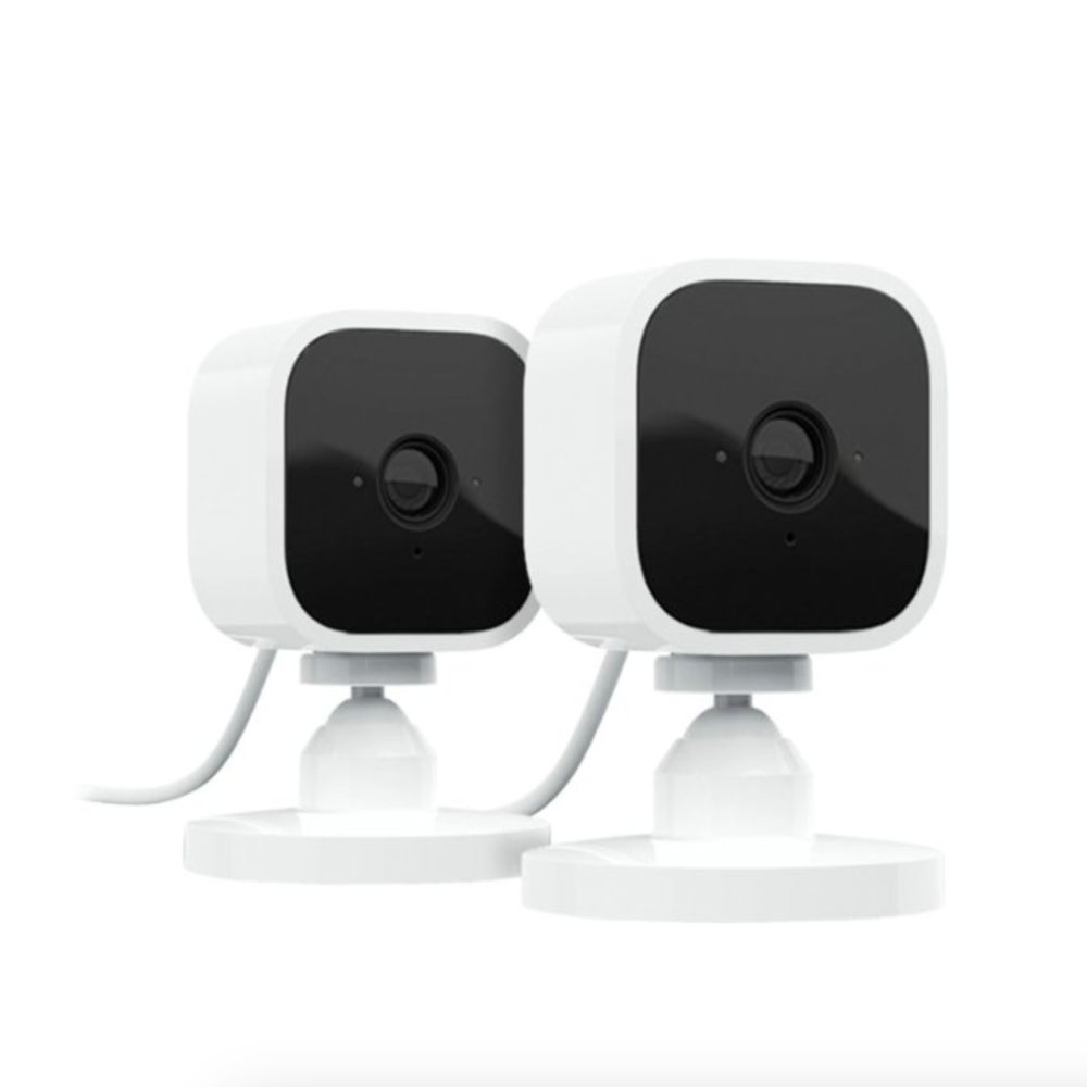 Kit de 2 Camaras inteligente Amazon Blink Mini Video 1080P Audio 2 vias Deteccion de Movimiento Color Blanco B086DKSYTS