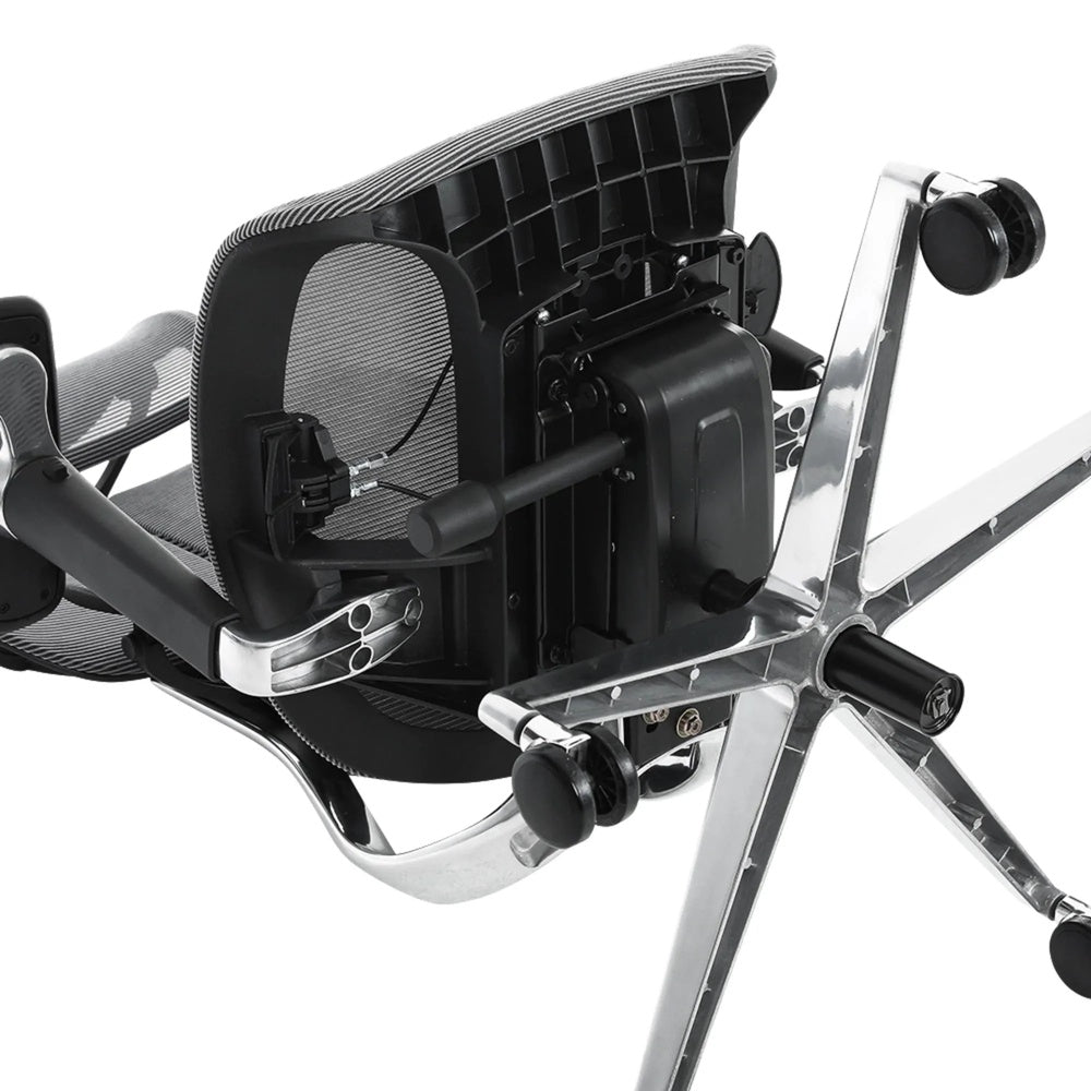 Silla de Oficina DT3 Ergonomica Reposo Lumbar Malla Transpirable Estructura de Aluminio y Nylon Reclinable 135° 14346-8