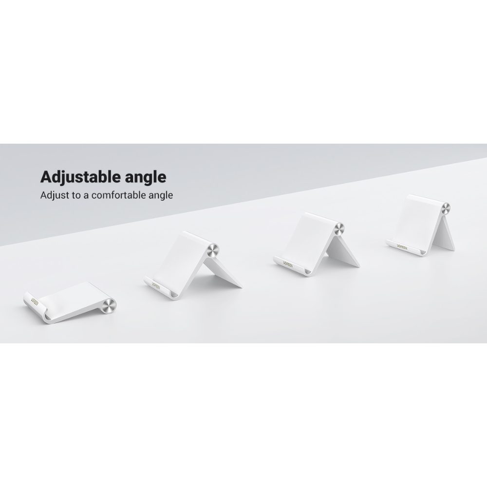 Soporte Ugreen Ajustable Portatil Multi Angulo de 0 a 100 grados Plegable Antideslizante soporta Dispositivos hasta 7.9" 30285