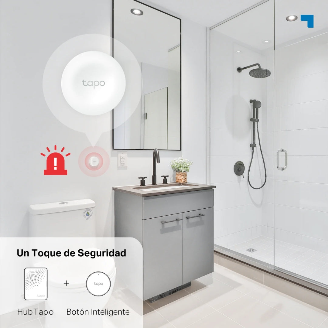 Boton Tapo Inteligente Funcion Personalizada como ser Interruptor Portatil Control de Luz Alamar Timbre Tapo S200B