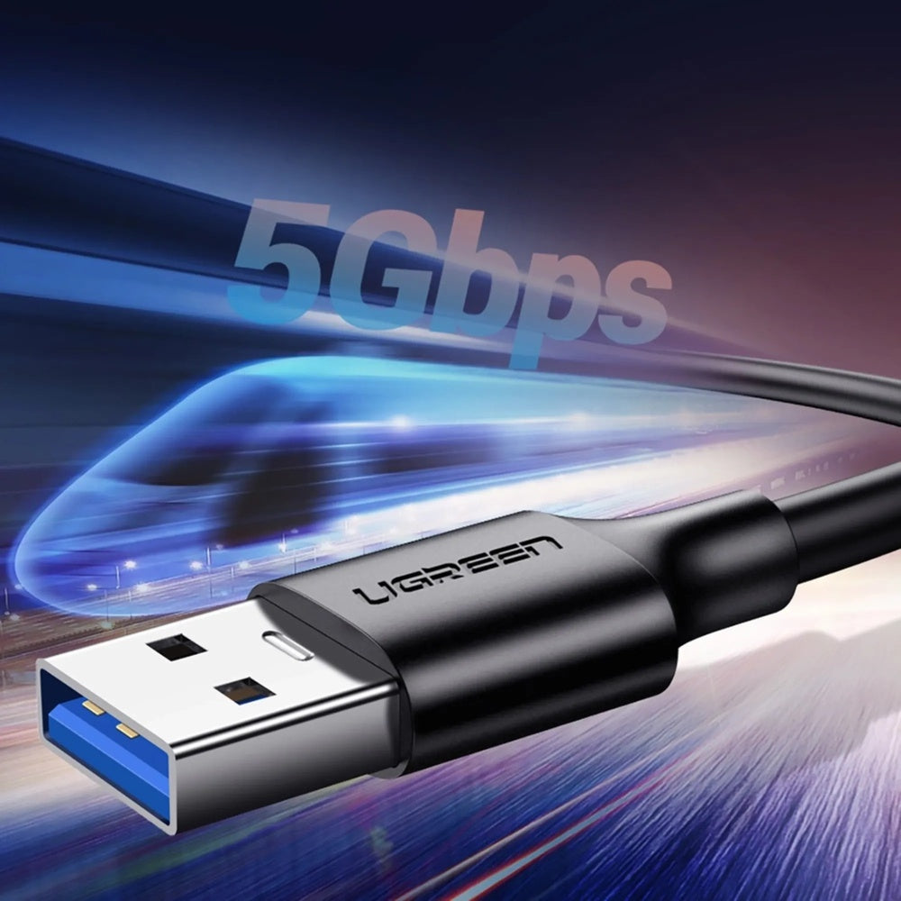 Cable Ugreen USB-C a USB-A 3.0 15W 3A Longitud 1m Chip Inteligente para Proteccion Electrica 20882
