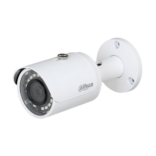 Camara Dahua IP Bala 4MP Plastico Lente 2.8mm IR 30 metros PoE 802.3AF OnVif IP67 DH-IPC-HFW1431SN-0280B-S4