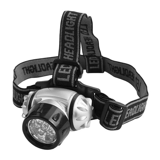 Linterna Tolsen Frontal con 7 LEDs 50 Lumens hasta 10 Metros 60011