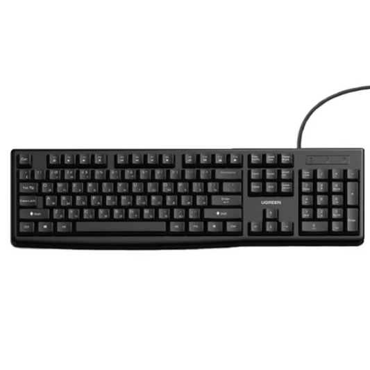 Teclado Ugreen de Membrana Cableado de 104 Teclas Cable de 1.5M 15094