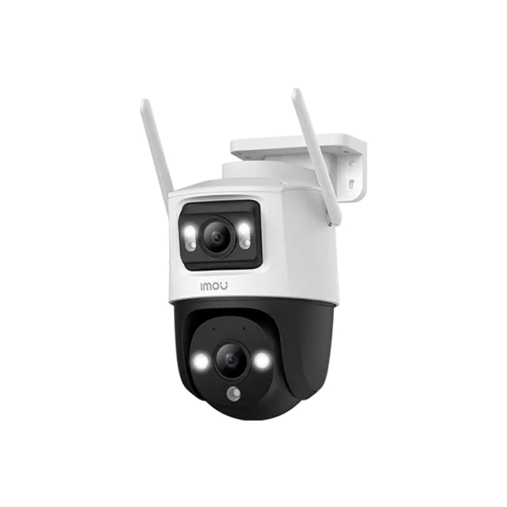 Camara Imou IP WiFi Cruiser Dual 6MP Full Color Detecta Personas y Vehiculos Audio 2 Vias Micro SD hasta 256GB IP66 Disuacion Activa 2 Lentes IPC-S7XN-6M0WED-0360B