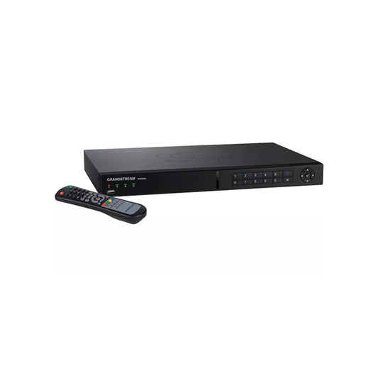 NVR GranDStream 24 canales 720P 12 canales 1080P 4 HDD 3.5" hasta 16TB 1 Puerto Ethernet Gigabit Onvif 1 eSATA 2 USB 2.0 GVR3550
