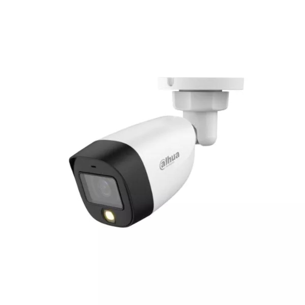 Camara Dahua HDCVI Bala 2MP con Audio Full Color Luz Dual Smart Lente 2.8mm 30fps 1080p IR 20 metros IP67 HAC-HFW1239CN-IL-A-