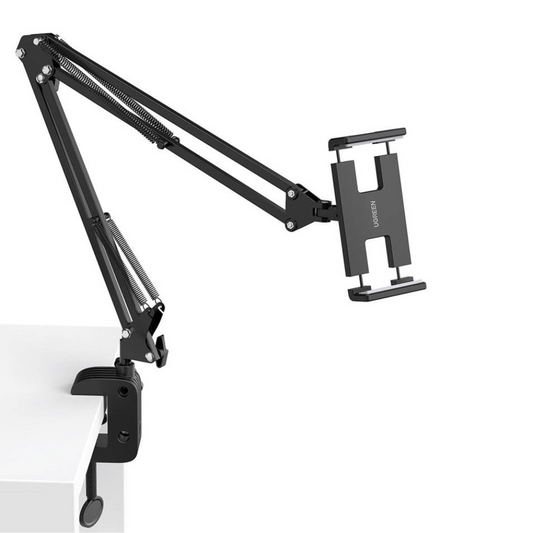 Brazo Flexible con Soporte Ugreen para Tablet Operacion 360 Grados desde Cualquier Angulo y Distancia Lontigud 750mm 50394