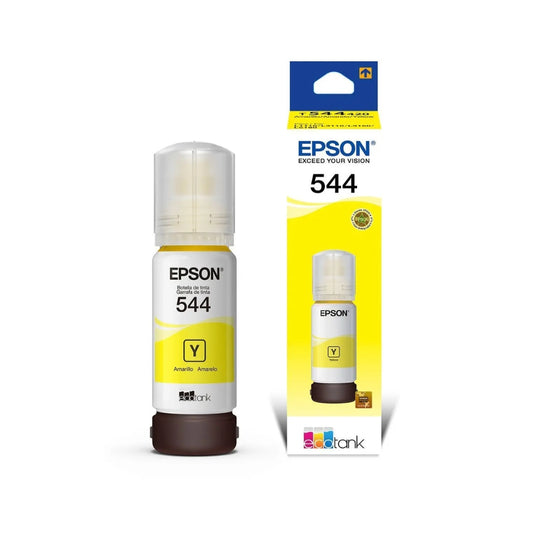 Botella de Tinta Epson T544 color Amarillo de 65ml T544420-AL