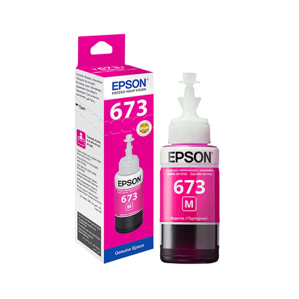 Botella de Tinta Epson T673 color Magenta de 70ml T673320-AL