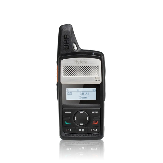 Radio Portable Hytera UHF Digital Analogico Frecuencia 430 a 470MHz 256 Canales Potencia 3W IP54 Bateria 2000mAh PD366Uc